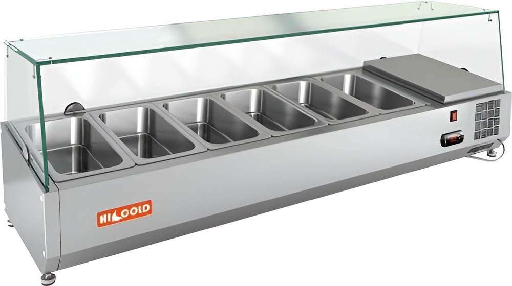  Витрина холодильная для ингредиентов HICOLD VRX 1400 1/3
