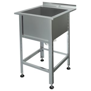 Ванна моечная с бортом МХМ МБ-1-0,45-0,8/1,55 (AISI 430, t=0,6)