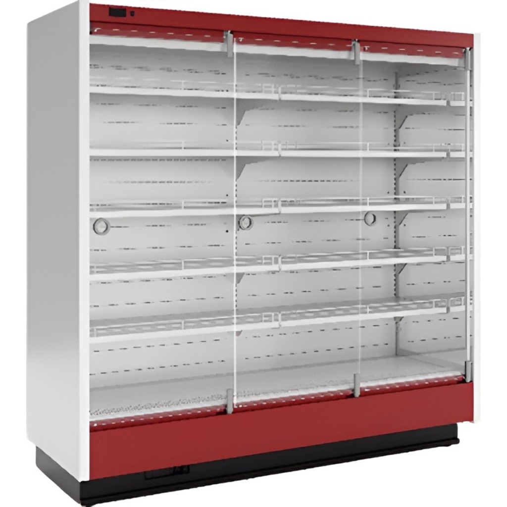 Горка холодильная МХМ Купец ВХСп-2,5 new с дверьми стеклопакет (боковины стеклопакет)