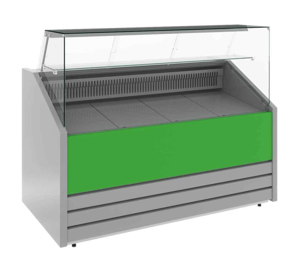 Витрина холодильная Carboma GC75 SM 1,0-1 фронт стандартный цвет