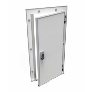 Дверь холодильная распашная одностворчатая СТ-РДО-1000*2000/80 (с металлической рамой) - Изображение 2