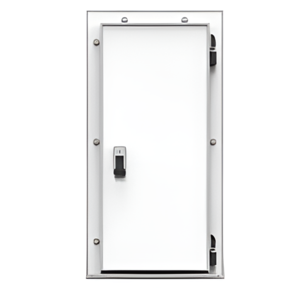 Дверь холодильная распашная одностворчатая СТ-РДО-800*100/80 (с металлической рамой)