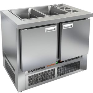 Стол холодильный для салатов HiCold SLE3-11GN О без крышки