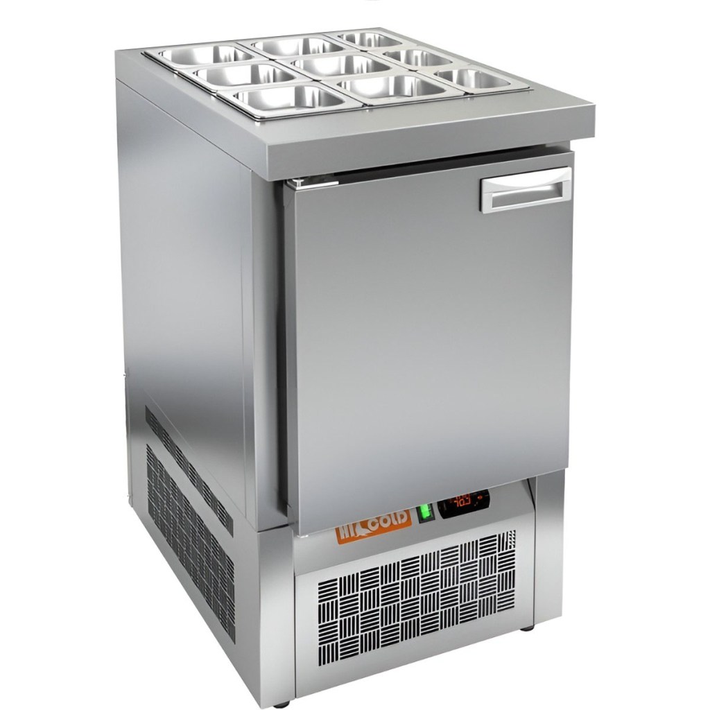 Стол холодильный для салатов HiCold SLE3-1GN О без крышки