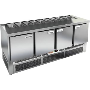 Стол холодильный для салатов HiCold SLE2-1111GN (1/6) О без крышки