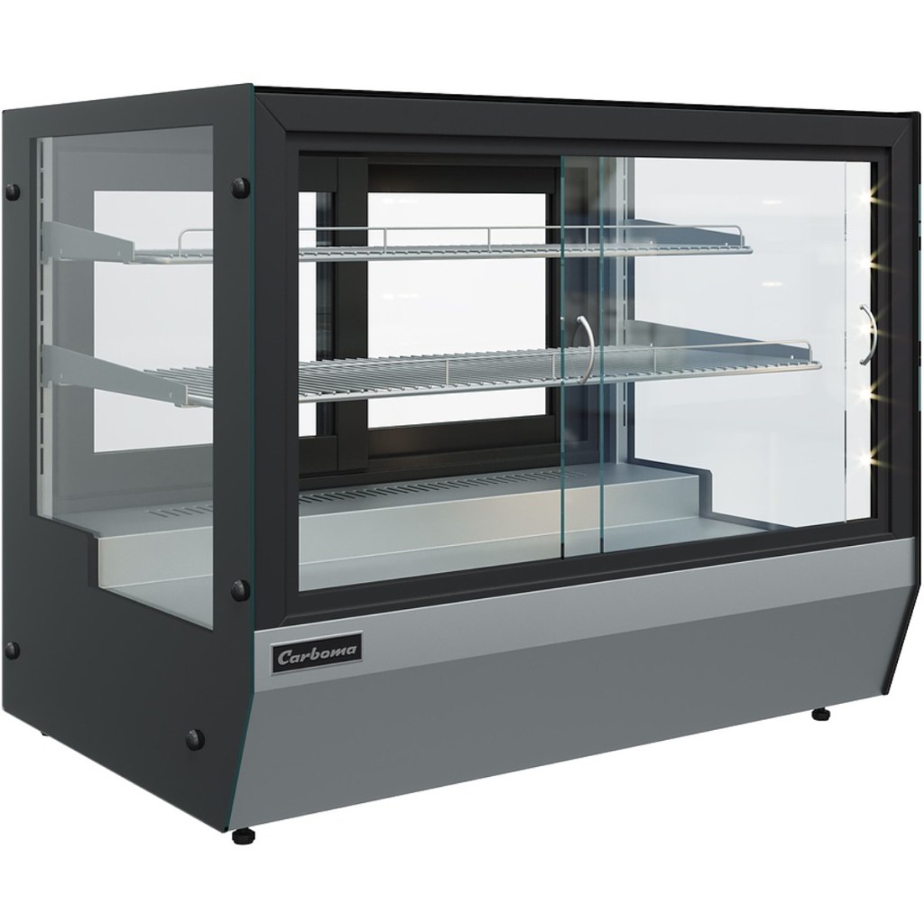 Витрина холодильная настольная Carboma AC59 VM 1,2-1 (слайдер) (0430)