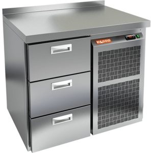 Стол холодильный среднетемпературный HiCold GN 3 BR2 TN без столешницы