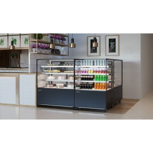 Витрина кондитерская Carboma KC71-130 N 1,2-1 (9005) нейтральная - Изображение 4