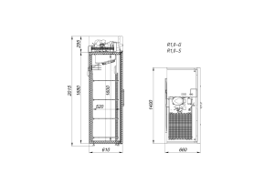 Шкаф холодильный среднетемпературный Arkto R1.0-S - Изображение 2