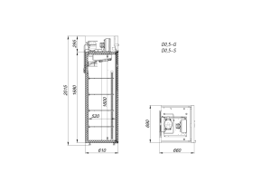 Шкаф холодильный универсальный Arkto V0.5-SD - Изображение 2