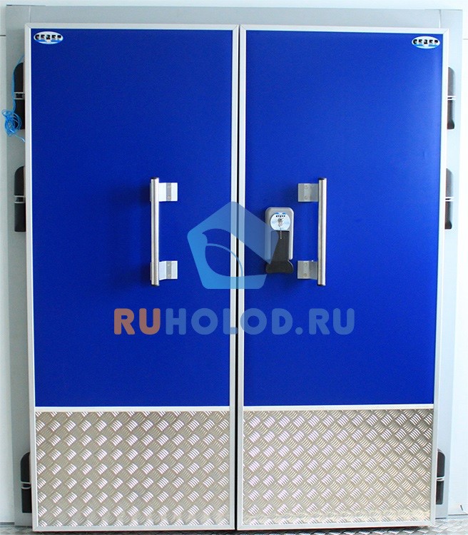 Дверь холодильная распашная двустворчатая СТ-РДД-1800*2800/80