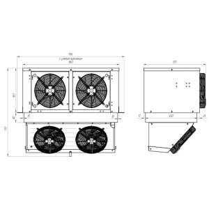 Моноблок холодильный низкотемпературный Intercold MLCM-210 FT T - Изображение 2