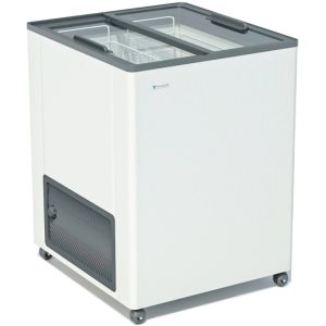 Ларь морозильный с прямым стеклом Frostor F 180 C серый