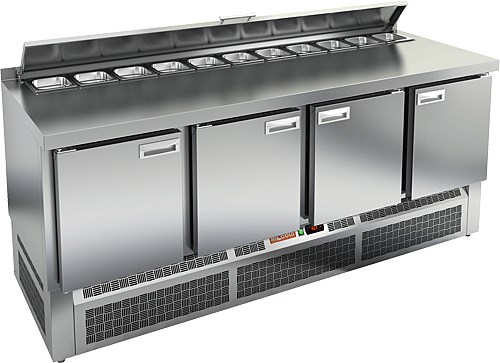 Стол холодильный для салатов HiCold SLE2-1111GN (1/6)